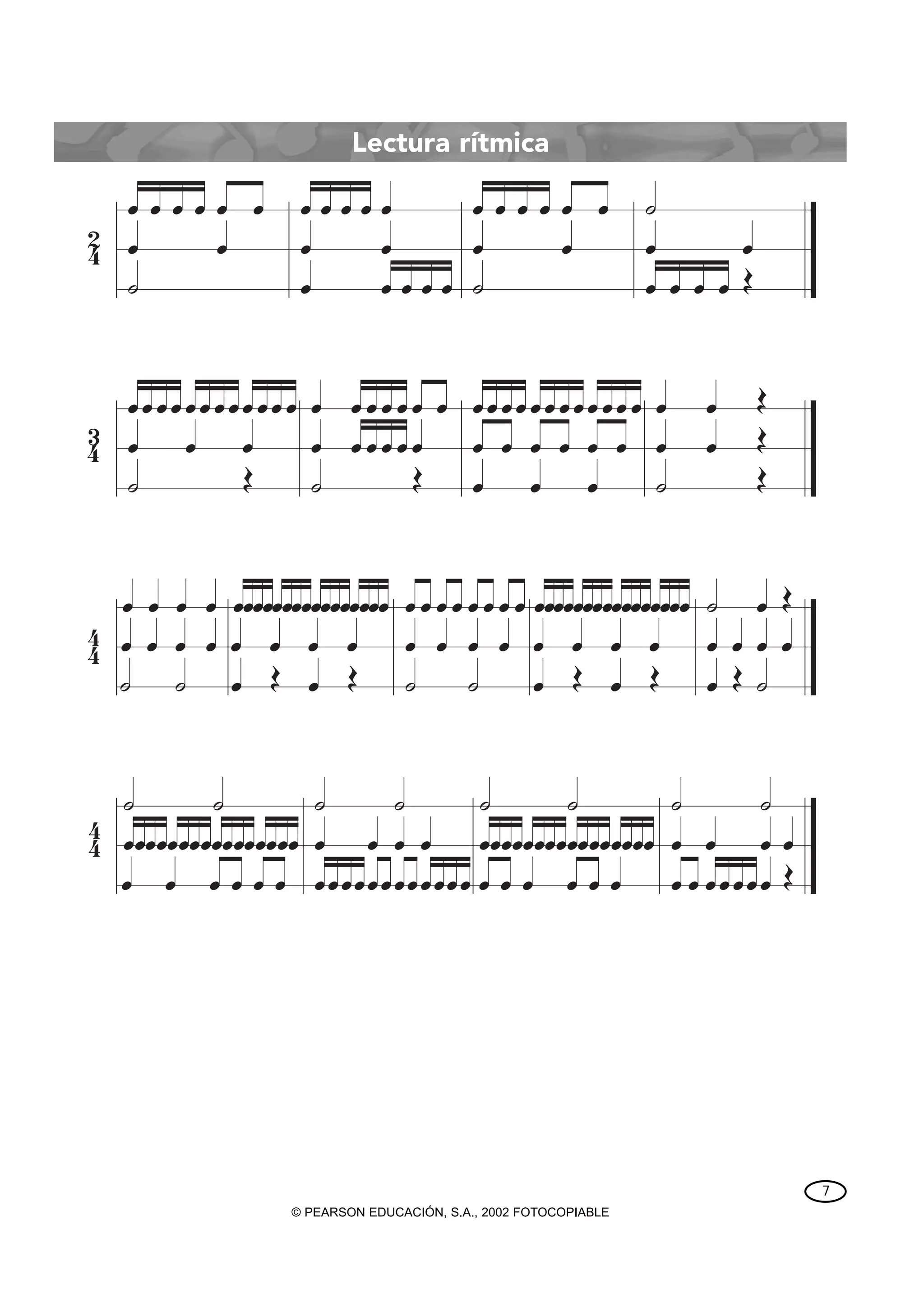 Exercicios ritmicos e melodicos | PDF