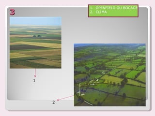1. OPENFIELD OU BOCAGE
3           2. CLIMA




    1




        2
 
