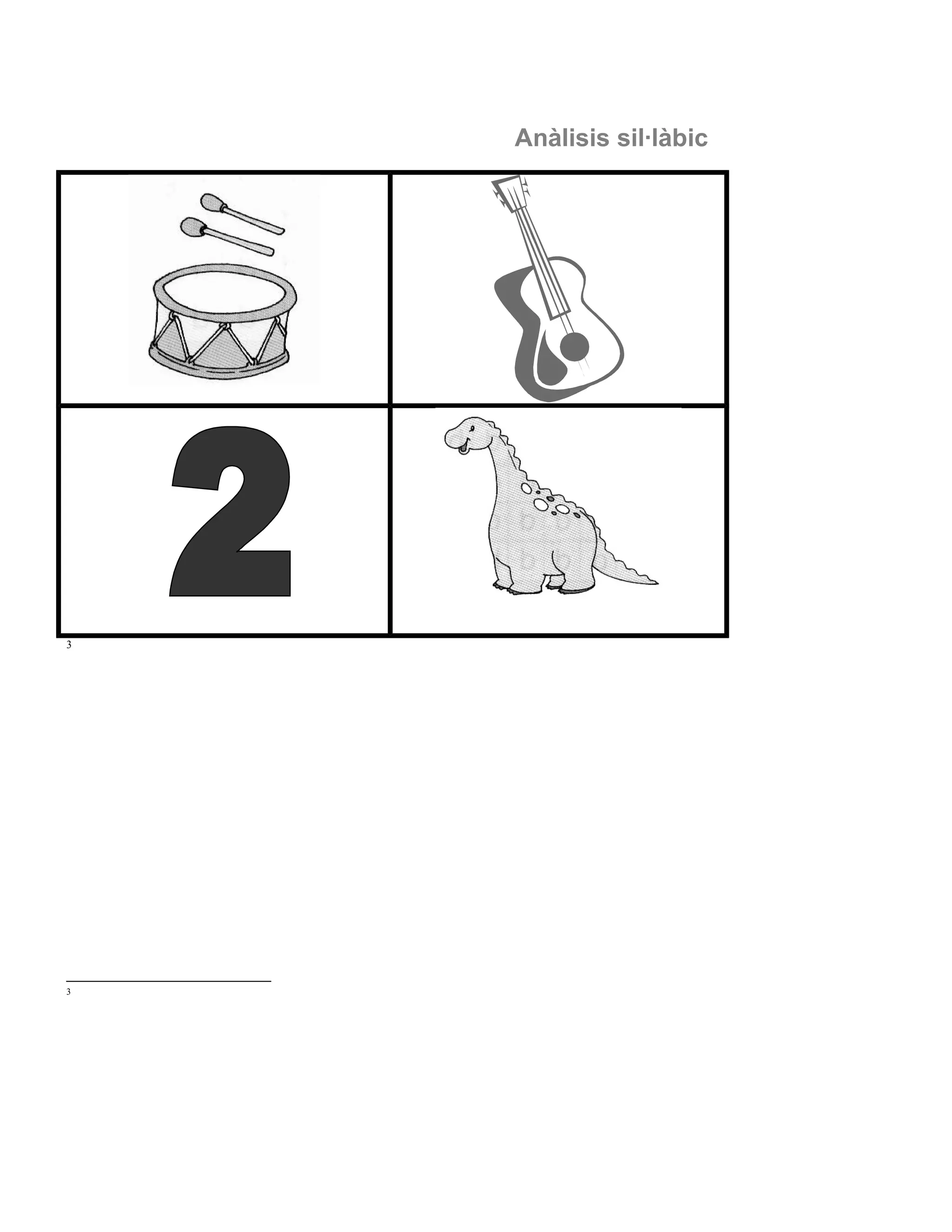 3
3
Anàlisis sil·làbic
4
 