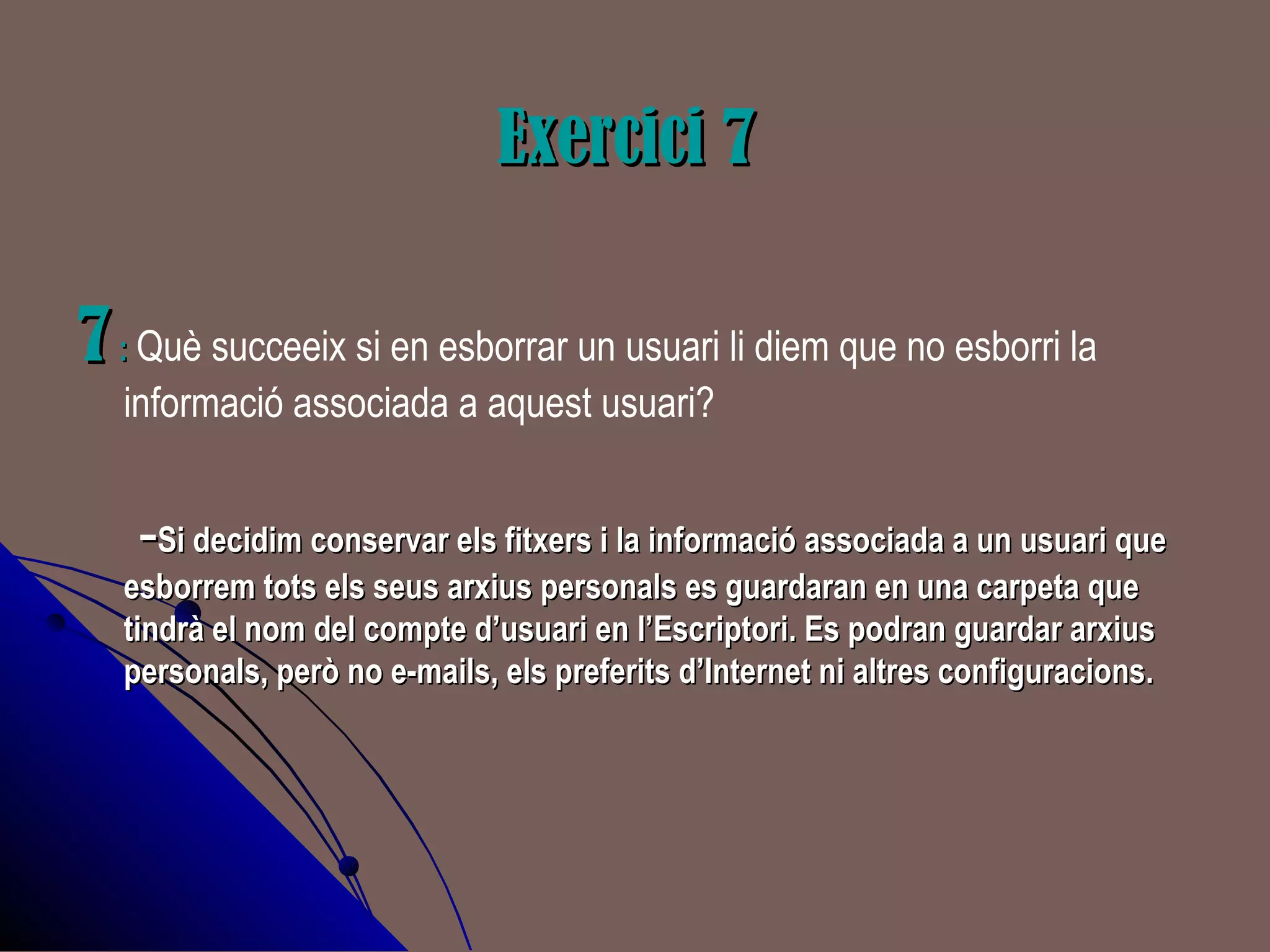 Exercicis tema 3 ppt