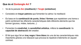 Ex3. Dissenya un Zentangle | PPT image.