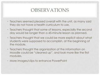 ResourcesTeacher’s guideIncludes instructions for both in-person and online use, day-by-day instructions on each activity.PowerPoint® slidesStudent handoutsRubricsDiscussion groups for class membersOnline quizzesVideos
