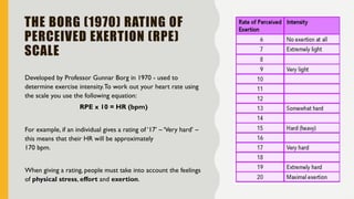 Rpe Activity Example Determine of Excercise activity of human | PPT
