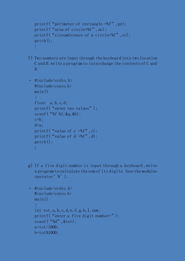 Let us c (by yashvant kanetkar) chapter 1 solution | DOCX