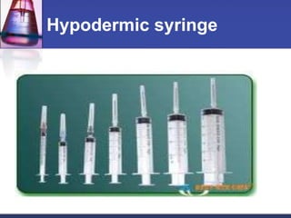 Hypodermic syringe
 