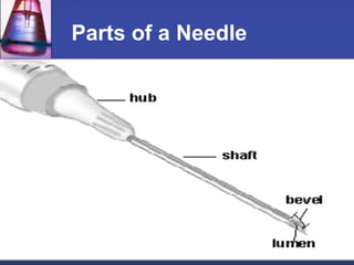 Parts of a Needle
 