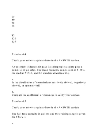 Exercise 4.1Check your answers against those in the ANSWER secti.docx