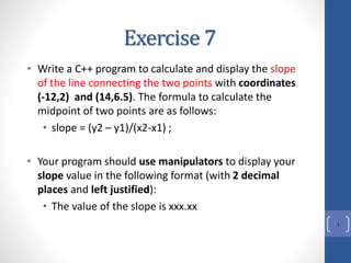 Exercise 7b s1 | PPTX