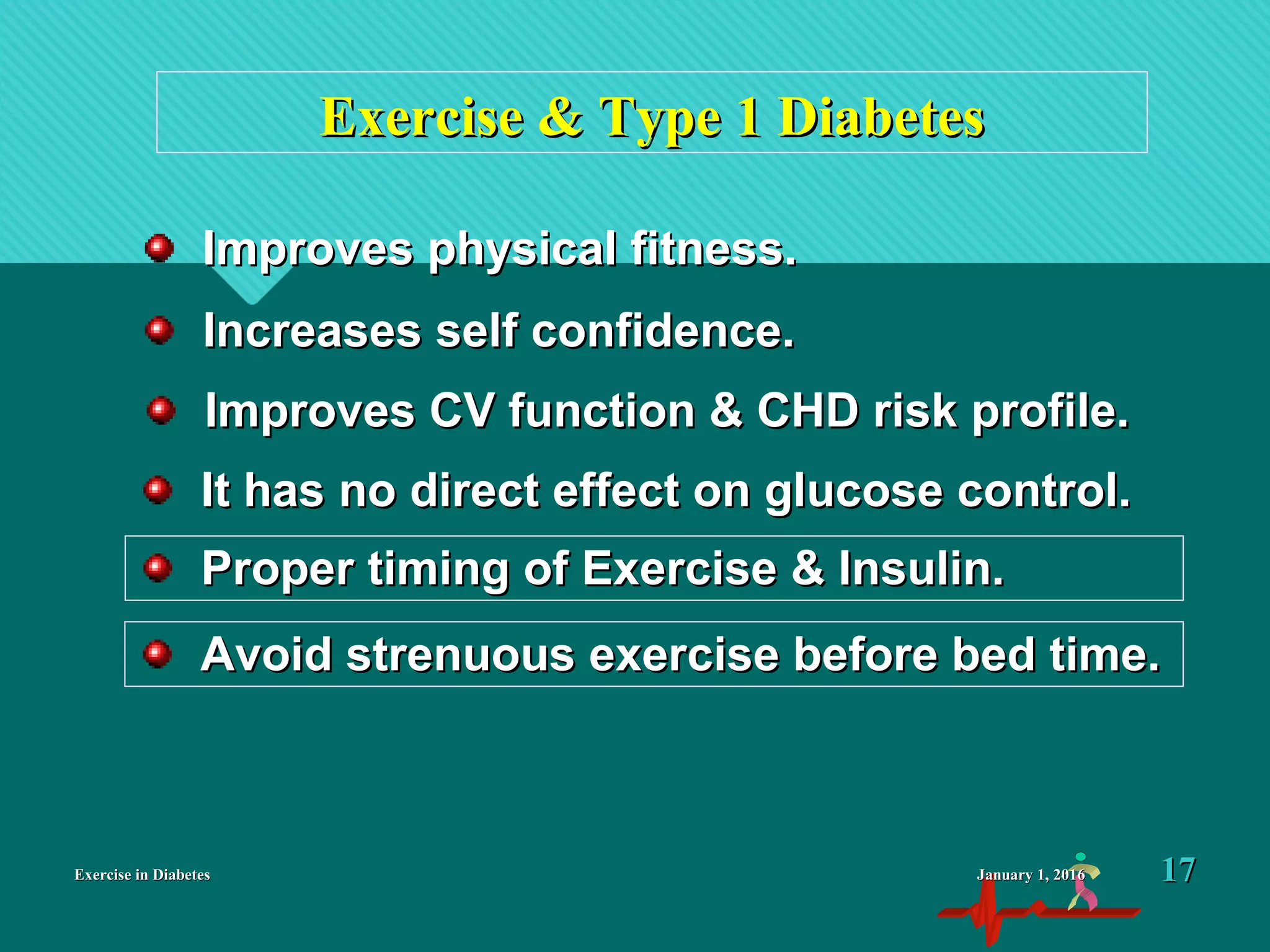 Exercise Dm Exercise for Diabetes by Selim | PPT