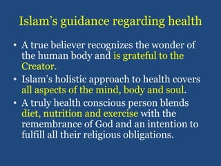 Religious Exercise Exercise and healthy lifestyle | PPTX