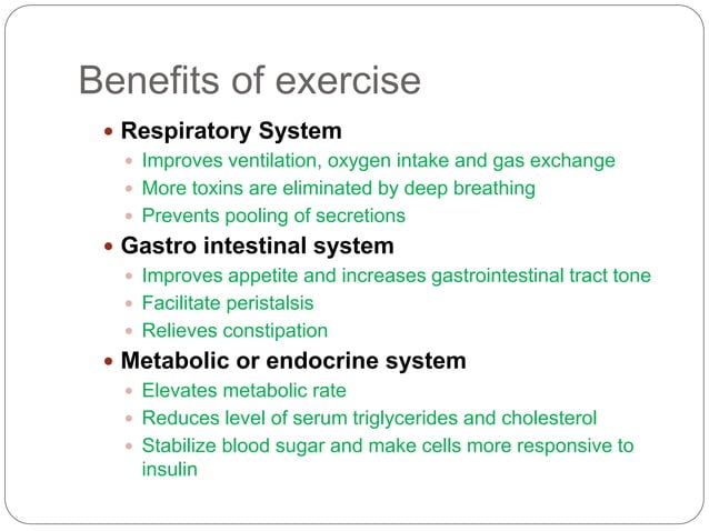 Exercise and range of motion exercises | PPTX | Physical Therapy | Wellness