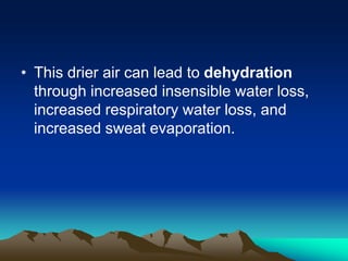 Exercise at altitude