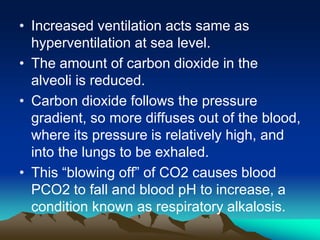 Exercise at altitude