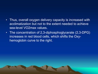 Exercise at altitude