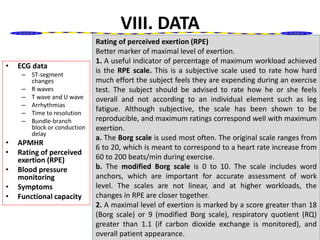 Cardiac Rpe Exercise electrocardiography - basic consideration | PPTX