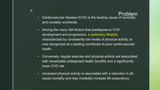 Exercise effects on cv risk profile | PPTX