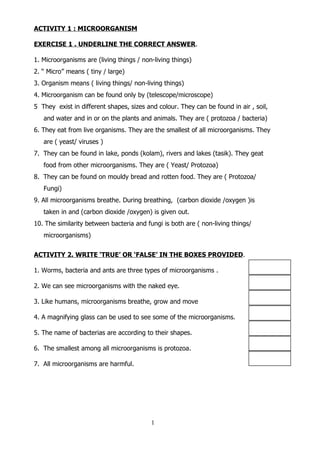 Exercise Chapter 1 Form 5