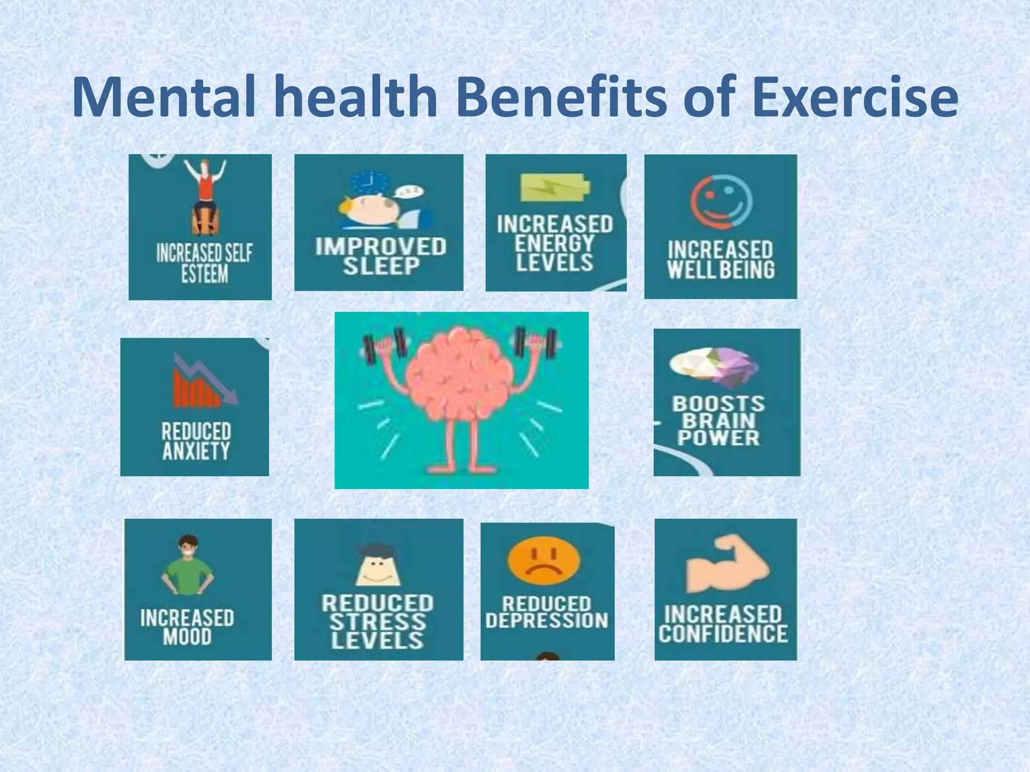Mental health Benefits of Exercise
