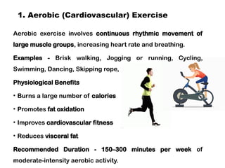 From Fat to Fit: Role of Exercise in Obesity Control | PPTX