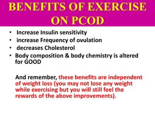 Pcod Exercise Vector EXERCISE Program for PCOD GIRLS(overwt/obese) DR. SHARDA JAIN MS. KOMAL ...