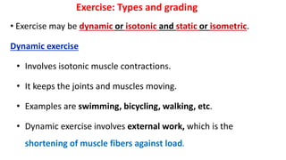 Dynamic Vs Isometric Exercise EXERCISE PHYSILOGY I and II.pptx