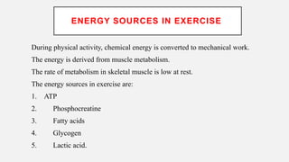 EXERCISE PHYSIOLOGY.pptx................ | PPTX
