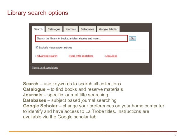 Searching Databases to find Journal Articles Exercise ...