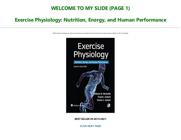 [GET] PDF Exercise Physiology: Nutrition, Energy, and Human Performance