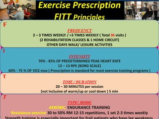 Exercise prescription | PPTX