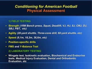 NHL Combine Features Y Balance Test and FMS