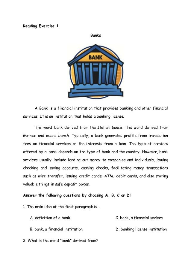 Reading Exercises