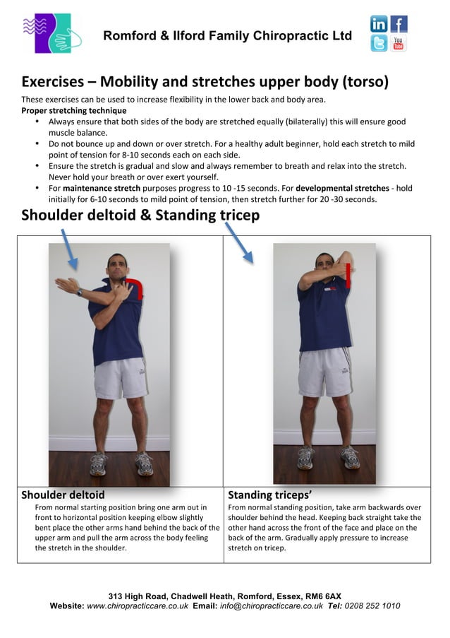 Exercises – mobility and stretches upper body shoulder deltoid ...