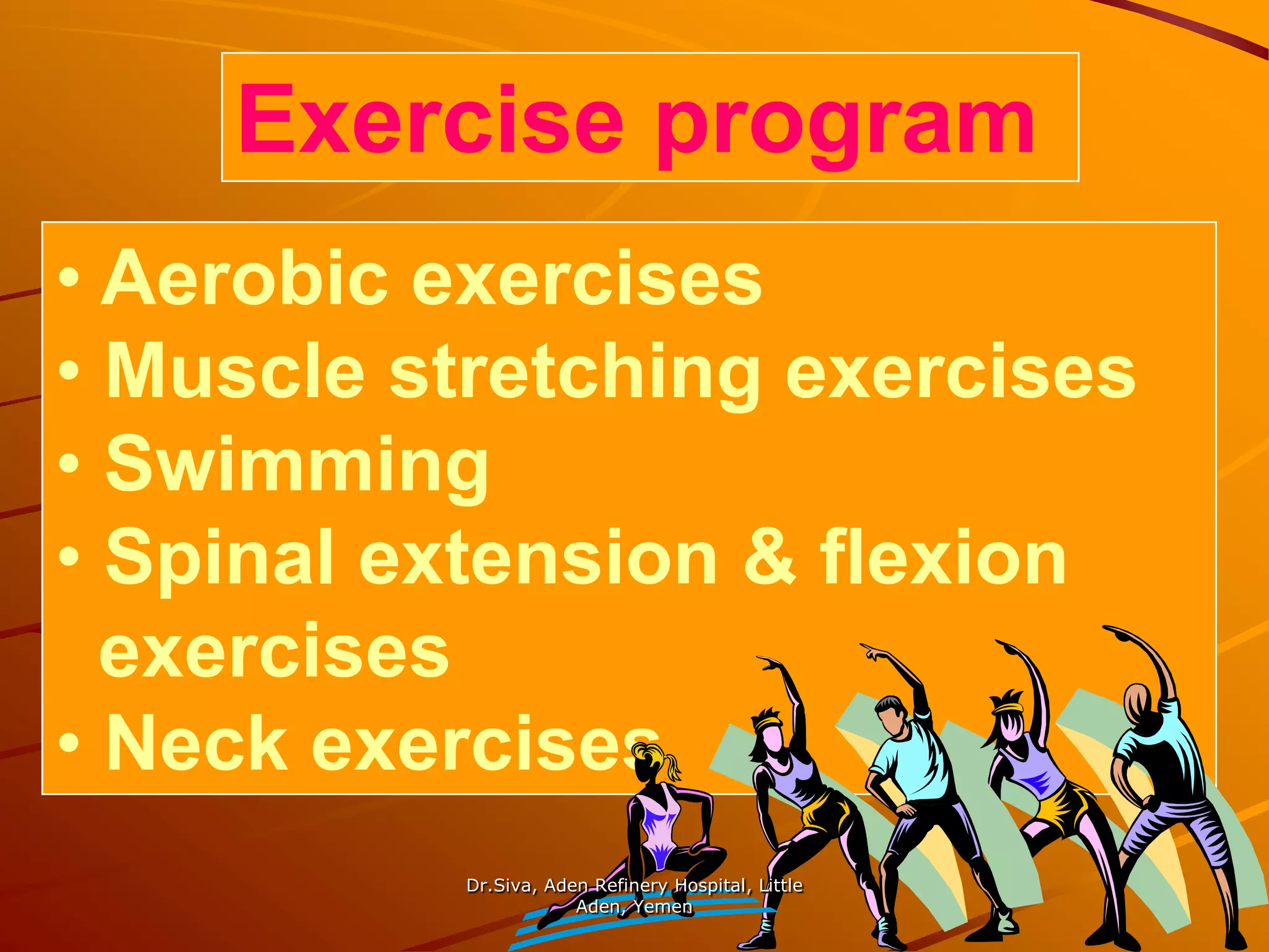 Dr.Siva, Aden Refinery Hospital, Little Aden, YemenExercise while at Office