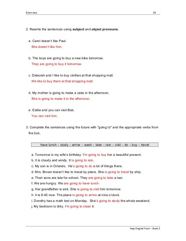 Exercises Book 2 Com Resposta