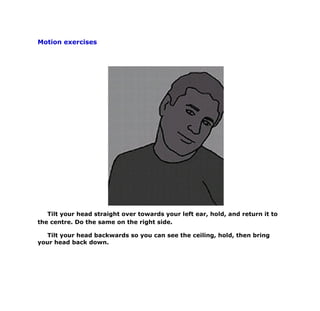 Exercises For Cervical Spondylosis | PDF