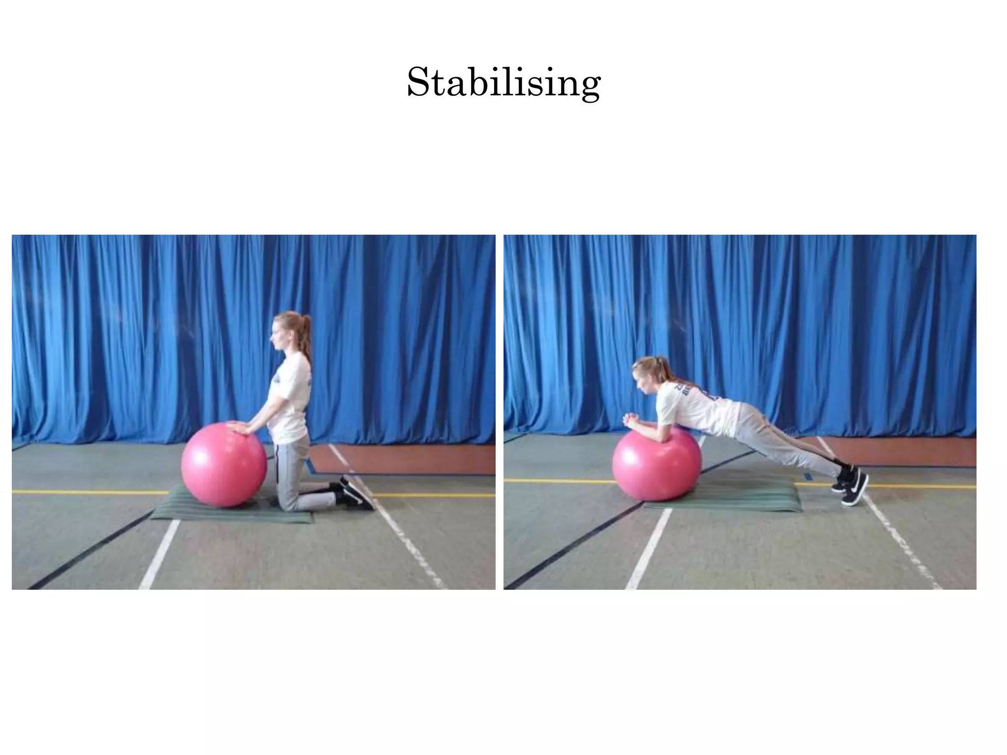 Stabilising
 