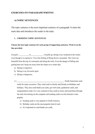 Exercises on paragraph writing for business..pdf