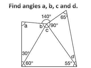Find angles in triangles (practice)