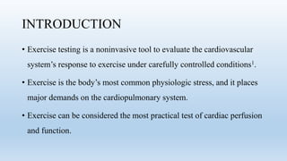 Non Invasive Exercise Testing EXERCISE TESTING.pptx