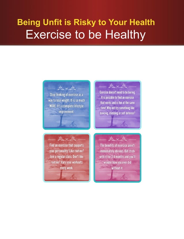 Exercise For Good Health Being Unfit is Risky to Your Health PDF