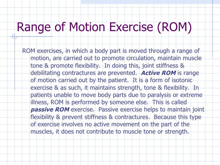 Exercise Transfers & Ambulation