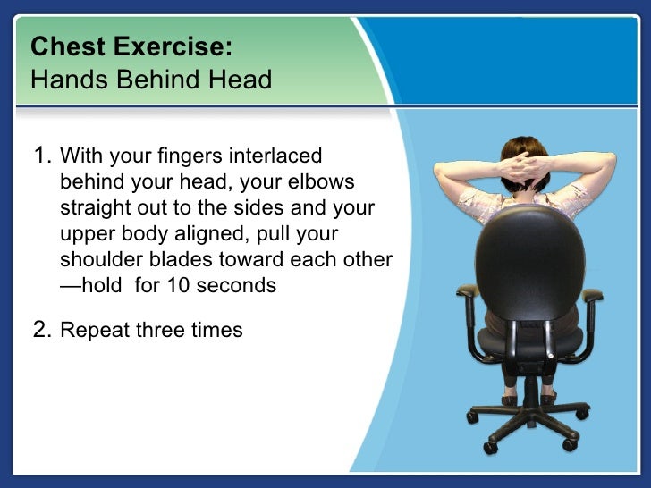 Exercising At Your Desk