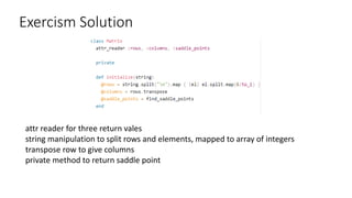 Exercism Challenge - Saddle Point | PPT
