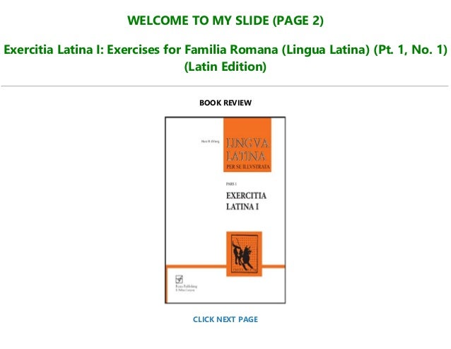 Lingua latina per se illustrata pdf download - rssnsa