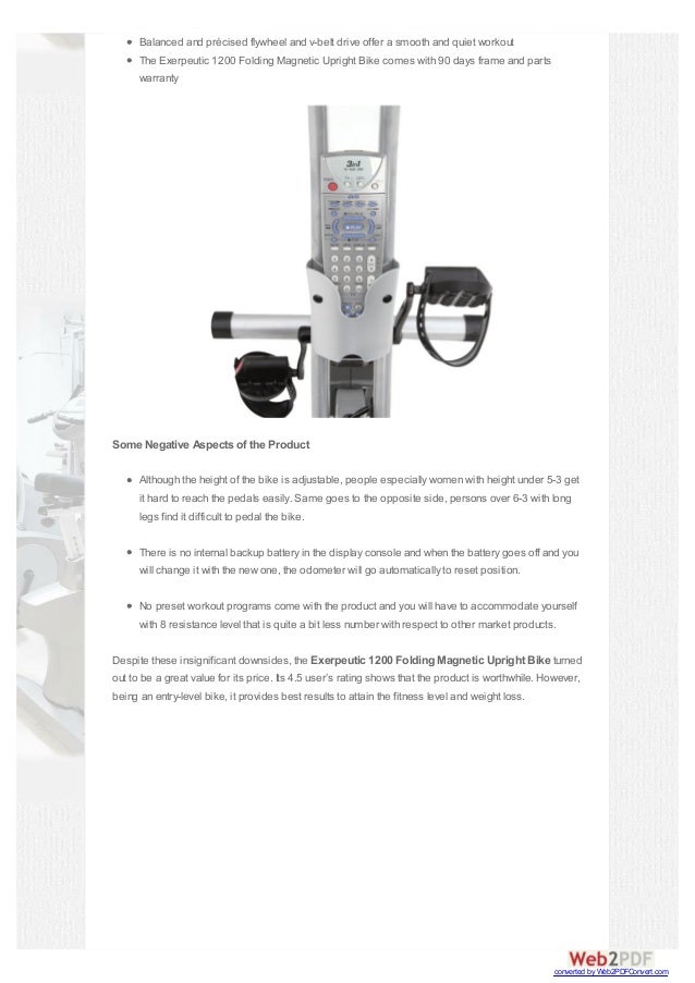 exerpeutic 1200 review