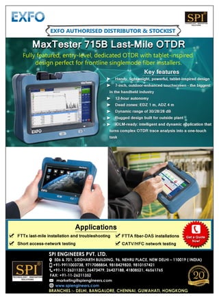 EXFO Maxtester 715B OTDR