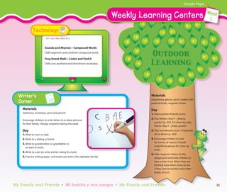 Frog Street Pre-K Curriculum Tour Guide | PDF