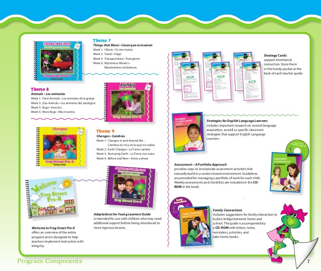 Frog Street PreK Curriculum Tour Guide