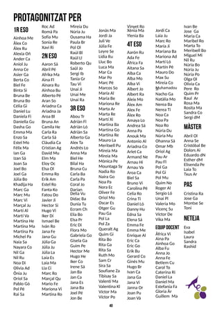 40
protagonitzat per
1r E
S
O
AinhoaMe
Àlex Co
Álex Ru
AlexiaOñ
Ander Ca
Aniol Ju
AnnaCe
Asier Ga
BertaCo
Biel Fe
BintaS
i
BrunaBe
BrunaBo
CéliaGi
Daniel Lu
DanielaFi
DaniellaGu
DashaGo
EmmaMa
Enzo S
a
Estel Mo
Félix Ma
Ian Ga
Izan S
á
Joan S
a
Joel Bo
Joel Ga
JúliaBo
KhadijaHa
MarcGa
MarcMu
MarcVi
Marçal Ju
Martí Al
Martí Va
Martina He
Martina Ma
Martina Pa
Michel Pa
NaiaS
a
NayaraCo
Nil Ga
Nil Ru
NoaDi
OliviaAd
ÒniaJu
Oriol S
a
Pablo Gó
Pol Pé
Rai S
a
Roc Ad
Romà Pa
S
ofia Mu
S
onia Re
Xavi Ri
2nE
S
O
Aaron S
á
Abril Pé
Afrika Ma
Aina Fl
Ainara Ru
AinhoaBu
Alberto Pé
Aran S
o
AriadnaCa
AriadnaJa
Aroa Bl
Bruna An
CamilaHe
Carla Ra
Carla S
á
Clàudia Ca
Cristian Ag
David Mu
Elm Ma
Eloy Oc
Elsa Ol
EmmaRo
Erik Am
Estel Ro
Fanta Ko
Fatou Do
Javier Ji
Hector S
i
Hugo Vi
Iker Dí
Ismael Be
Iván Ro
Jana Fe
Jana Gu
JúliaGa
JúliaJu
JúliaLa
LaiaEs
LaiaMa
Lia Ci
MarcRo
Marçal Qu
Mario Fe
Mariona Vi
Martina Ro
MireiaDu
Núria Ju
Ousama Ha
PaulaBr
Pol Ol
Raúl Bl
Raúl Ll
Roberto Qu
S
aül Jo
S
ergi Ib
T
ania Gr
T
au Vi
Unai Ji
Unai Me
Unai Ra
3r E
S
O
Abou Tr
Adrián Fl
Adrián Ló
Adrián S
a
Alberto Ga
Alex T
a
AndrésLo
AnnaMa
Biel He
Bilal Ha
Bruna Cu
Carla Ba
Carla Pa
Coral Jo
Darian
DeliaVu
Dídac Ba
DuniaTu
Ecram Ch
EliaBo
Elsa Pr
Eric Di
FloraMo
Gabriela Go
GiselaGa
Guim Pe
Hector Me
Hugo He
Iker Co
Irene S
á
Jan Ba
Jan Ca
Jana Es
Jana Ba
Joel Pé
Jon Be
JonásMa
Jordi Ja
Juli Ve
JúliaFe
Leyre S
e
LidiaRu
LlucBo
Luca Ma
Mar Ca
Mar Po
MarcPé
MarcosS
o
MaríaAl
MariaBe
MarionaRe
MartaAr
MartaRe
Martí Xi
MartinaBa
MartinaGo
MartinaRe
Mauro La
Meritxell Pu
MireiaMa
MireiaMa
Mònica Pe
Mountaga S
y
NadiaRo
NairaGo
NoaPa
Nora Ec
Oliver Fe
Oriol Mo
Oscar Es
Otger Gu
Pau Ga
Pol La
Pol Za
Queralt Ag
Quim Gi
RitaBo
RitaGa
RitaS
a
Ruth Mo
S
am Cr
S
ira S
a
S
oufiane Za
Tibisay S
a
Valentí Ma
ValentinaKl
Víctor Ma
Víctor Po
Vinyet Ro
Xènia Ma
Ylenia Ba
4t E
S
O
Aarón Ru
AdaFe
África Fa
Aitana S
a
AlbaCa
AlbaMo
AlbaVi
Albert Jo
Albert Ra
Aleix Mo
Àlex Am
Alex Fe
Àlex Ro
AmayaLo
AndreaS
á
AnnaPa
Anouk Ma
Antonio Al
AriadnaCo
Arlet Ca
Armand Ne
Arnau Hi
Arnau Va
AroaCa
Biel S
a
Bruno Vi
CarolinaPé
CeliaRo
CrinaTi
Daniel Ló
Danny Hu
EdnaS
a
ElenaS
á
EmmaFe
EmmaMe
Enrique Al
Eric Ca
Eric Go
Erik Bu
Gerard Co
GinésMu
Hugo Br
Ivan Ca
JanaGa
JanaVi
JannaOr
Joan Pu
Joan Vá
Jordi Ca
LaiaJu
MarcRo
MaríaJi
MarianaBa
MarionaAd
Martí Ló
Martín Pé
Mauro Do
Max S
u
MireiaCo
Muhamadou
S
i
Nacho Ga
NatàliaMo
NereaBa
NereaTi
NoaCa
NoaPa
NoaRo
NúriaDu
NúriaMu
OhannaS
á
Omar Mb
Oriol Ag
Pau Ar
Pau Fl
Pol Ga
Pol Gi
Pol Mu
Quim No
Roger Al
S
ergio Ló
Unai Pl
ValeriaMo
VicençS
u
Víctor De
VikaMa
equipdocent
ÀfricaVi
AinaPa
AinhoaGo
AlbaFu
AnnaJo
AnnaFe
Betlem Cu
Carol T
o
CaterinaRi
Daniel La
Daniel Ma
EstefaniaFa
GloriaÀr
Guillem Ma
Ivan Be
Jose Ga
MariaCa
Maribel Ro
Marta T
o
Meritxell Bo
Miguel Mi
Nil Ru
Núria Bo
Núria Ju
Núria Po
Olga Ol
Olivia Ca
Pere Ro
Quim Pr
Raul Ar
Rosa Ma
Rosita Ma
S
andra Co
S
ergi dM
m
àster
Abril Ol
Anna S
e
Cristóbal Be
DolorsAi
Eduardo dN
Esther dM
ElisendaPe
Laia T
o
TxusAr
pas
Cristina Ra
Jose Ga
Montse S
e
T
oni
neteja
E
va
Isabel
Laura
S
andra
Rashid
 