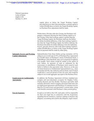 DocuSign Envelope ID: 144A9B82-7FDC-4D2B-8488-BE402762A7B6
Case 1:20-cv-00380-CFC Document 1-1 Filed 03/17/20 Page 11 of 14 PageID #: 35
 